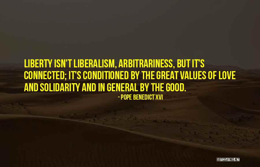 Arbitrariness Quotes By Pope Benedict XVI Arbitrariness Quotes By Pope Benedict XVI