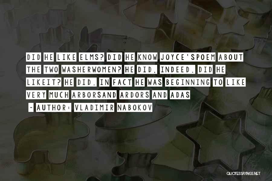 Arbors Quotes By Vladimir Nabokov