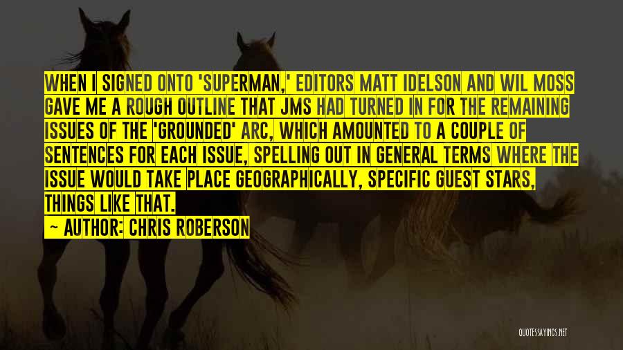 Arc Quotes By Chris Roberson