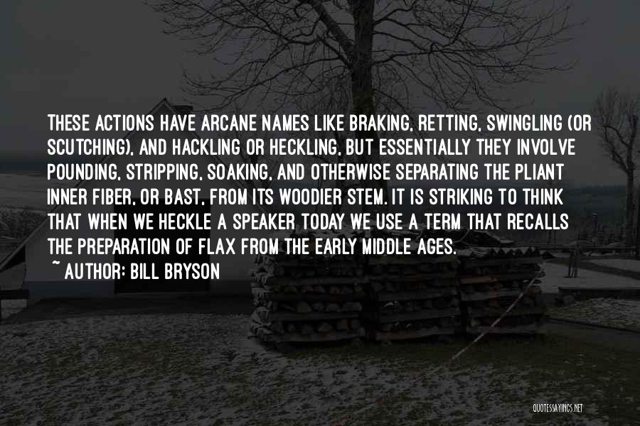 Arcane Quotes By Bill Bryson