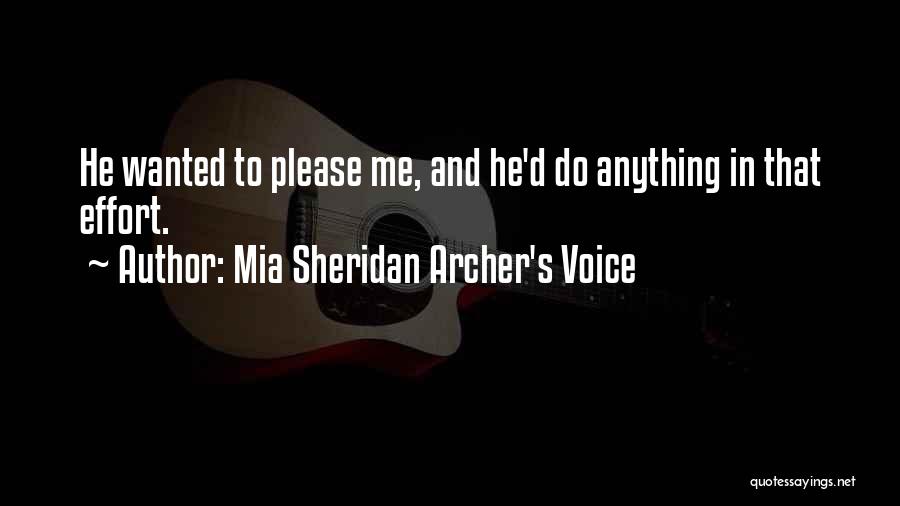 Archer's Voice Quotes By Mia Sheridan Archer's Voice