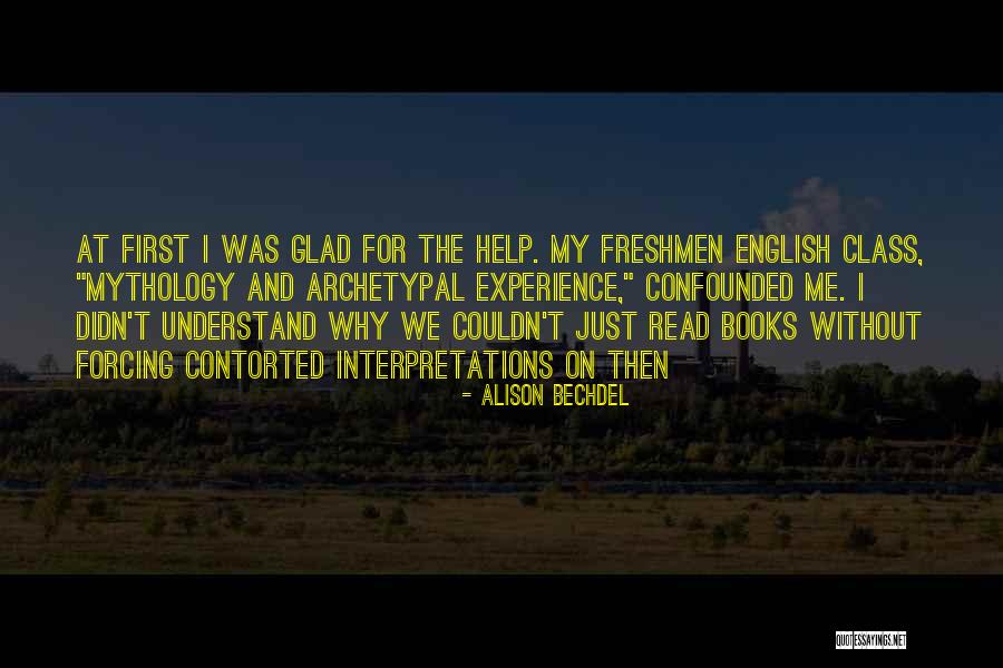 Archetypal Criticism Quotes By Alison Bechdel Archetypal Criticism Quotes By Alison Bechdel