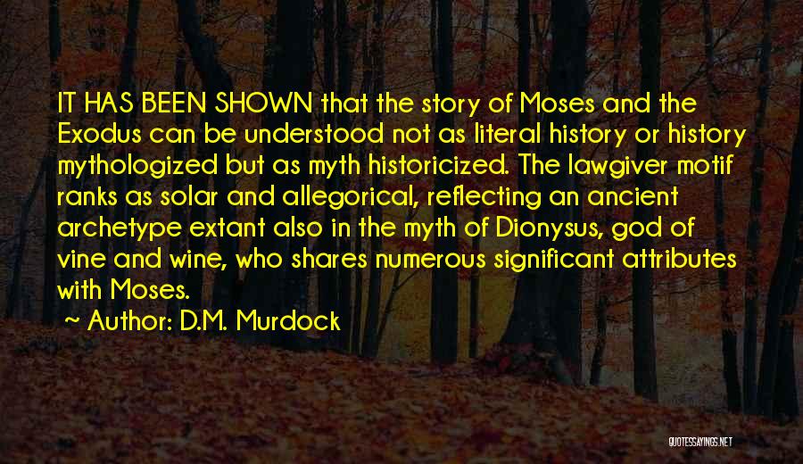 Archetype Quotes By D.M. Murdock