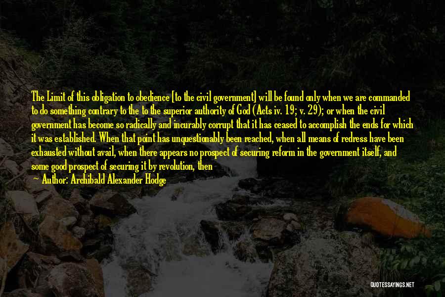 Archibald Alexander Hodge Quotes 1857523