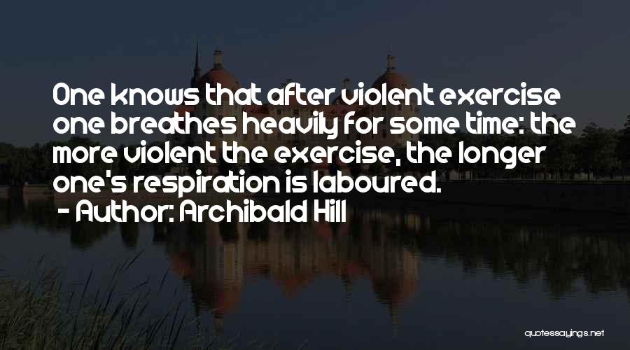 Archibald Hill Quotes 1680117
