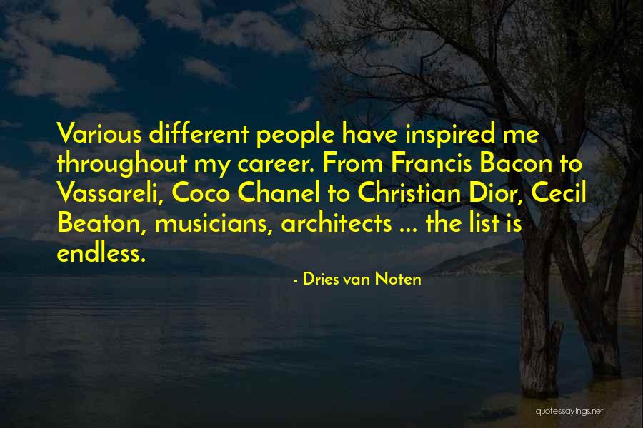 Architects Quotes By Dries Van Noten