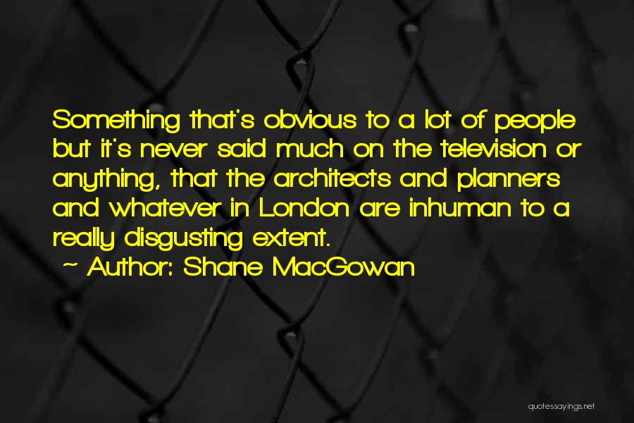 Architects Quotes By Shane MacGowan