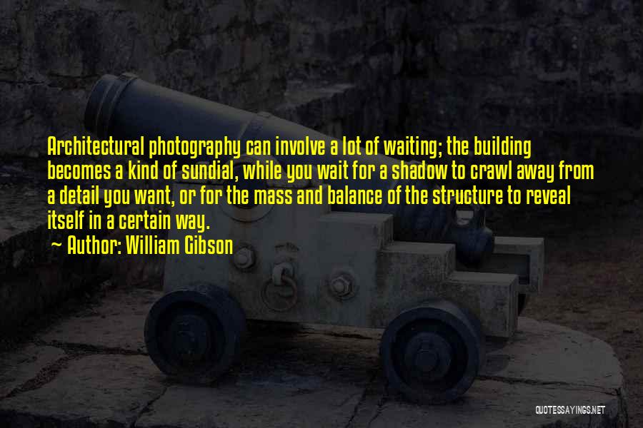 Architectural Photography Quotes By William Gibson