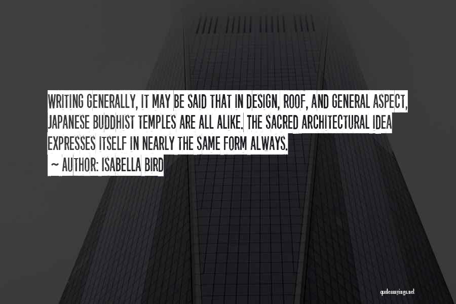 Architectural Quotes By Isabella Bird