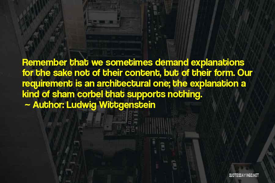 Architectural Quotes By Ludwig Wittgenstein