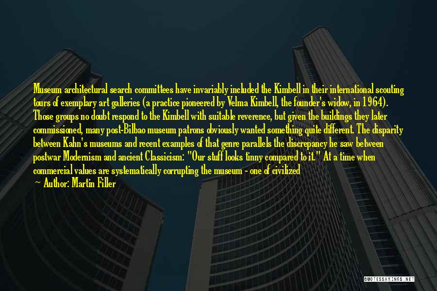 Architectural Quotes By Martin Filler