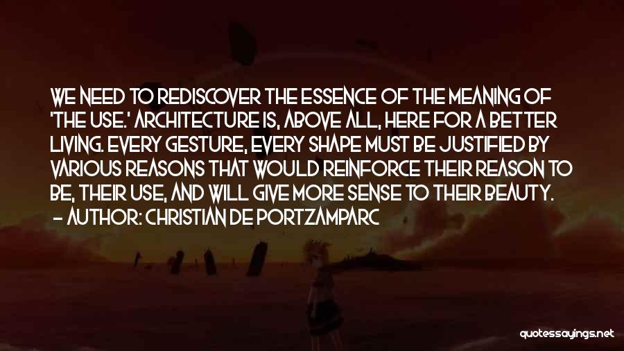 Architecture Beauty Quotes By Christian De Portzamparc