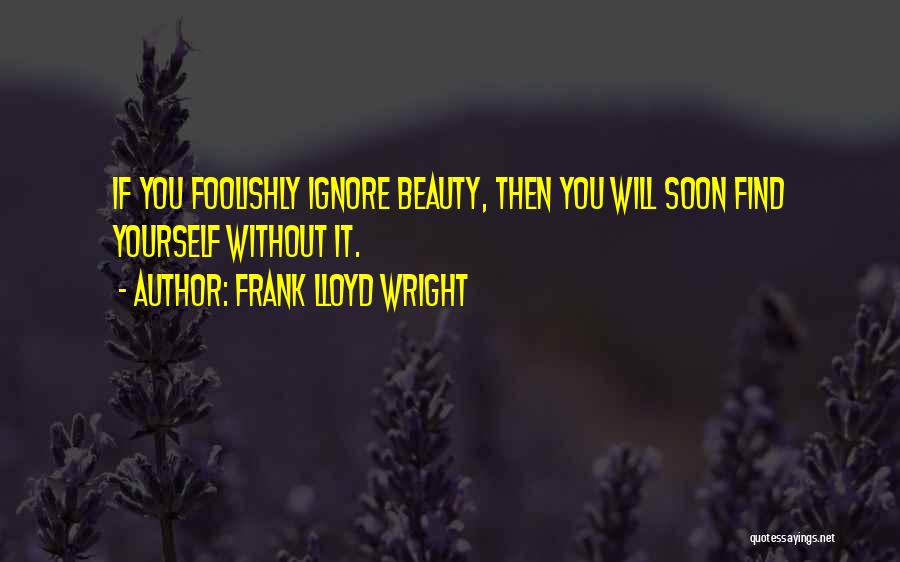 Architecture Beauty Quotes By Frank Lloyd Wright