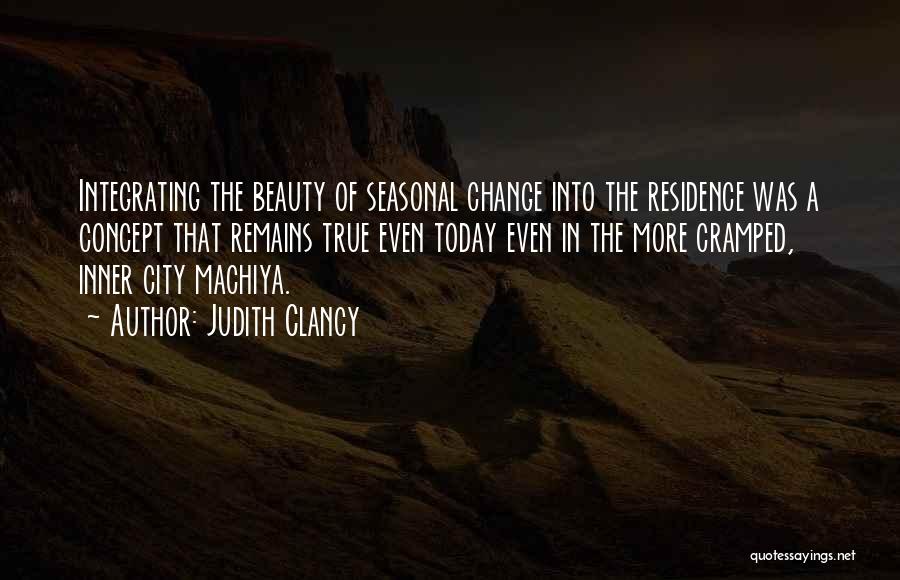 Architecture Beauty Quotes By Judith Clancy