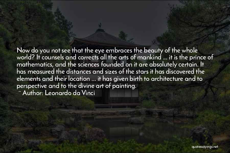 Architecture Beauty Quotes By Leonardo Da Vinci