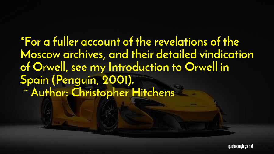 Archives Quotes By Christopher Hitchens