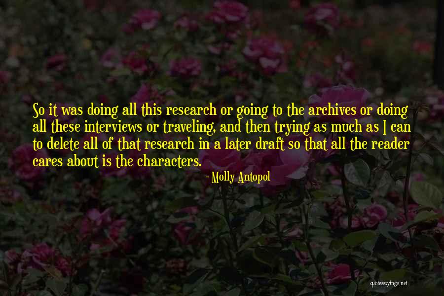 Archives Quotes By Molly Antopol