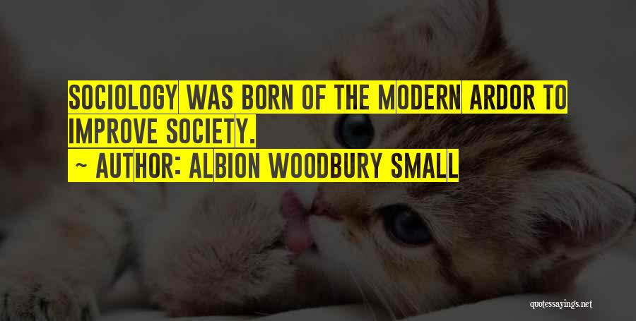 Ardor Quotes By Albion Woodbury Small