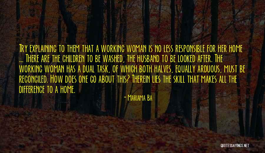 Arduous Task Quotes By Mariama Ba Arduous Task Quotes By Mariama Ba