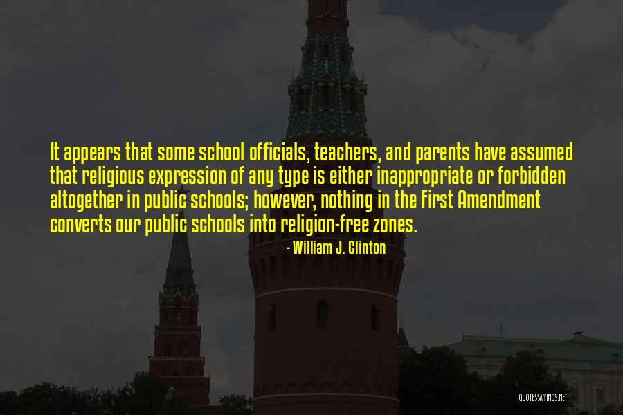 Are Parents First Teachers Quotes By William J. Clinton