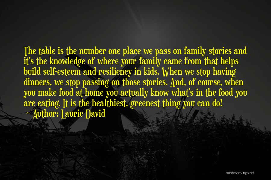 Are Stories In Quotes By Laurie David