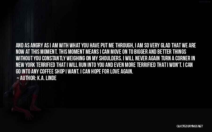 Are You Angry With Me Quotes By K.A. Linde