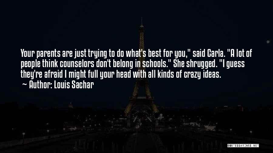 Are You Crazy Quotes By Louis Sachar