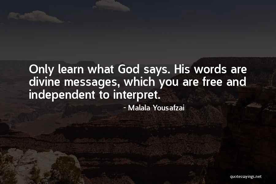 Are You Free Quotes By Malala Yousafzai