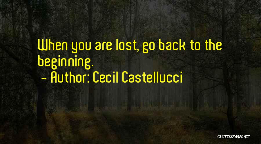 Are You Lost Quotes By Cecil Castellucci