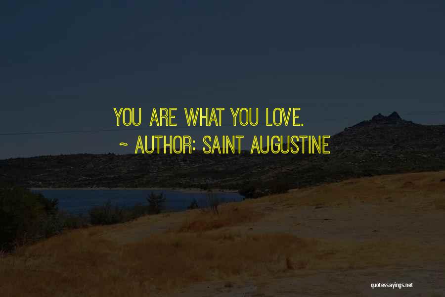 Are You Love Quotes By Saint Augustine