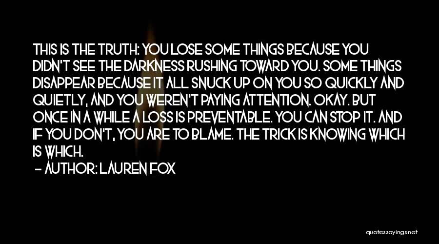 Are You Okay Quotes By Lauren Fox