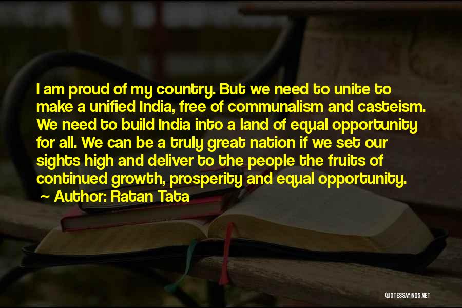 Are You Proud Of Your Country Quotes By Ratan Tata