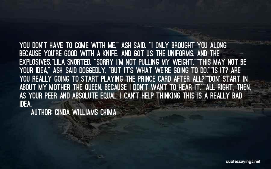 Are You Really Sorry Quotes By Cinda Williams Chima