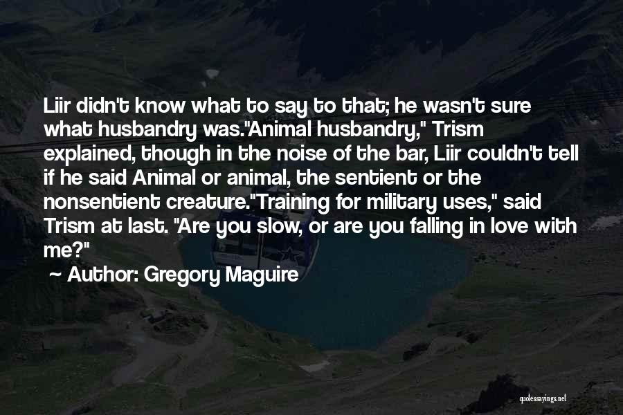 Are You Sure You Love Me Quotes By Gregory Maguire