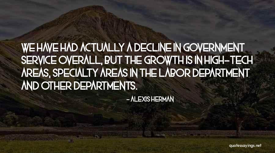 Areas For Growth Quotes By Alexis Herman Areas For Growth Quotes By Alexis Herman