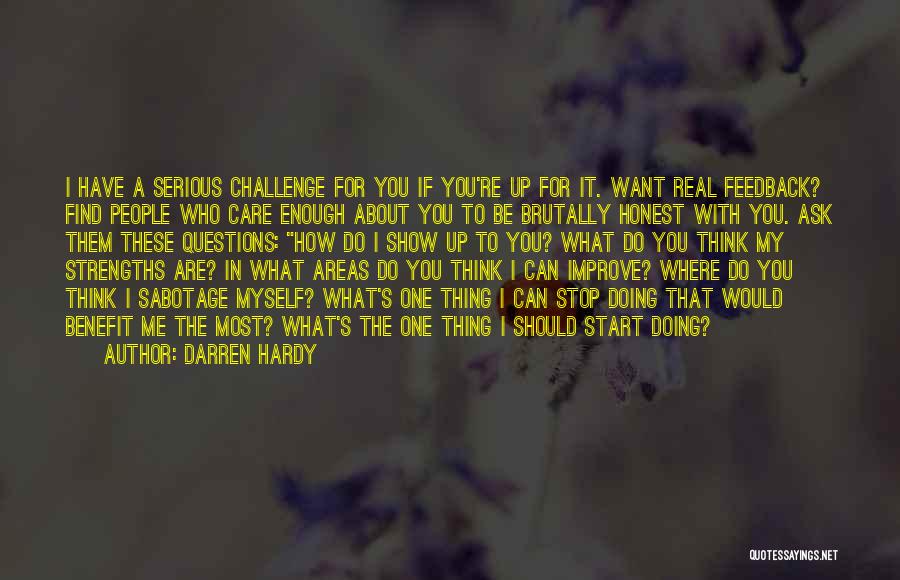 Areas Quotes By Darren Hardy