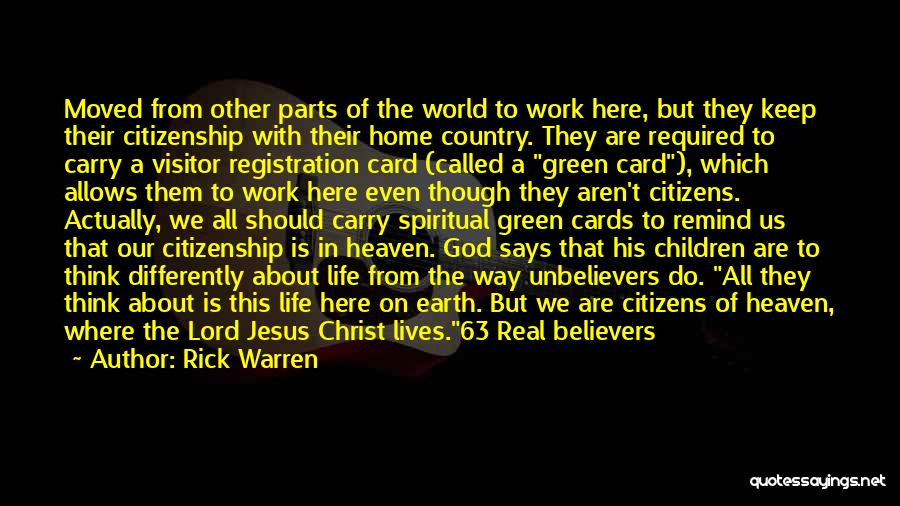 Aren We All Quotes By Rick Warren