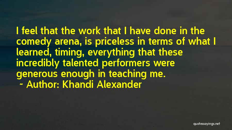 Arena Quotes By Khandi Alexander