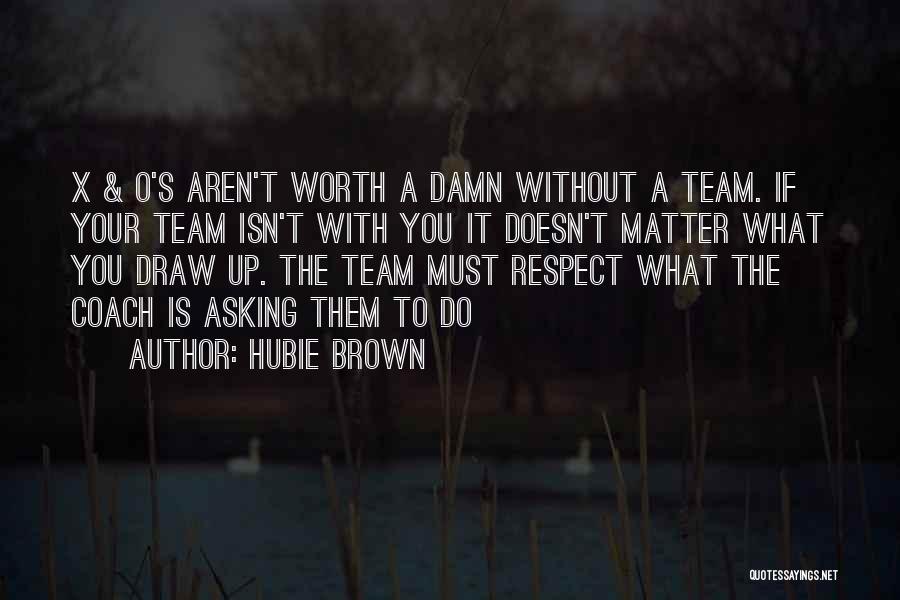 Aren't Worth It Quotes By Hubie Brown