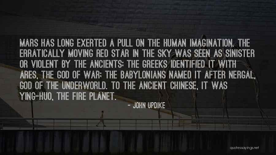 Ares God Of War Quotes By John Updike