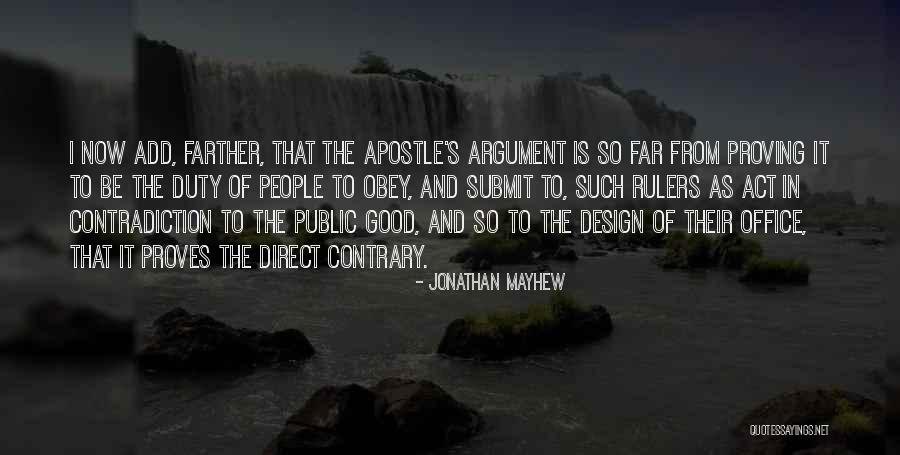 Argument From Design Quotes By Jonathan Mayhew Argument From Design Quotes By Jonathan Mayhew