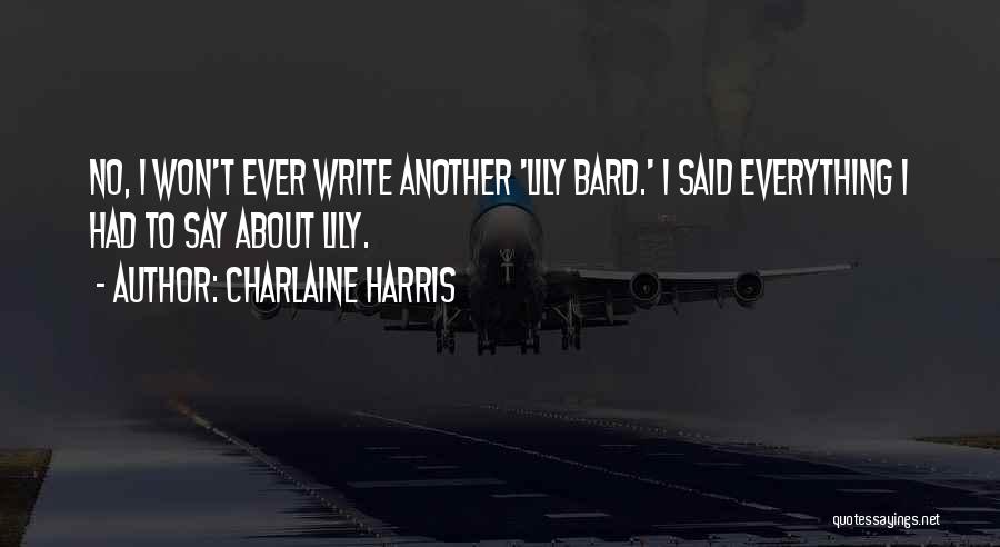 Argument From Problem Of Evil Quotes By Charlaine Harris