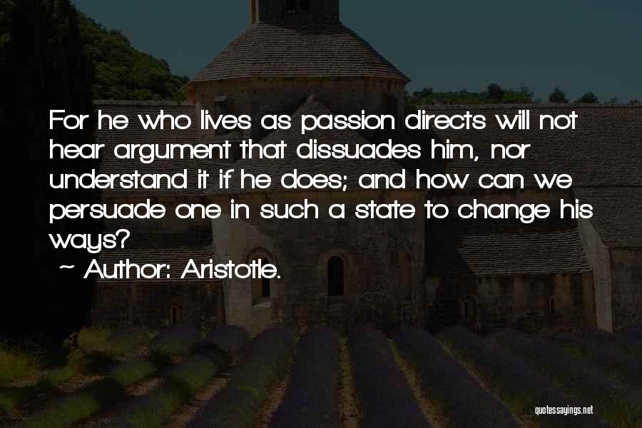 Argument Quotes By Aristotle.