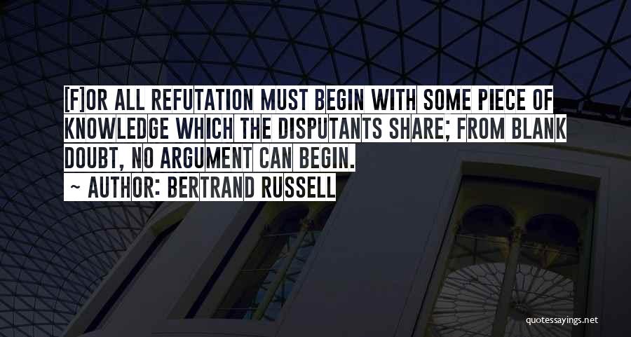 Argument Quotes By Bertrand Russell