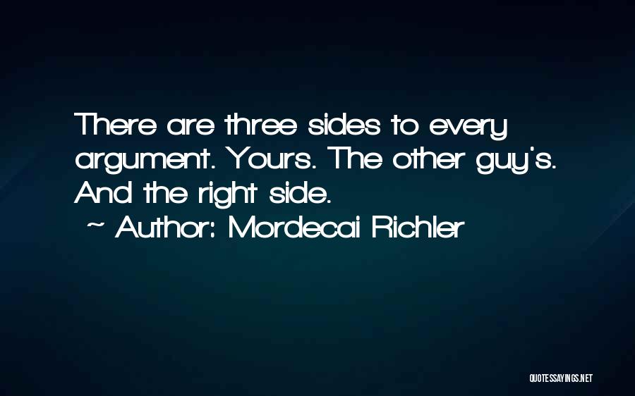 Argument Quotes By Mordecai Richler