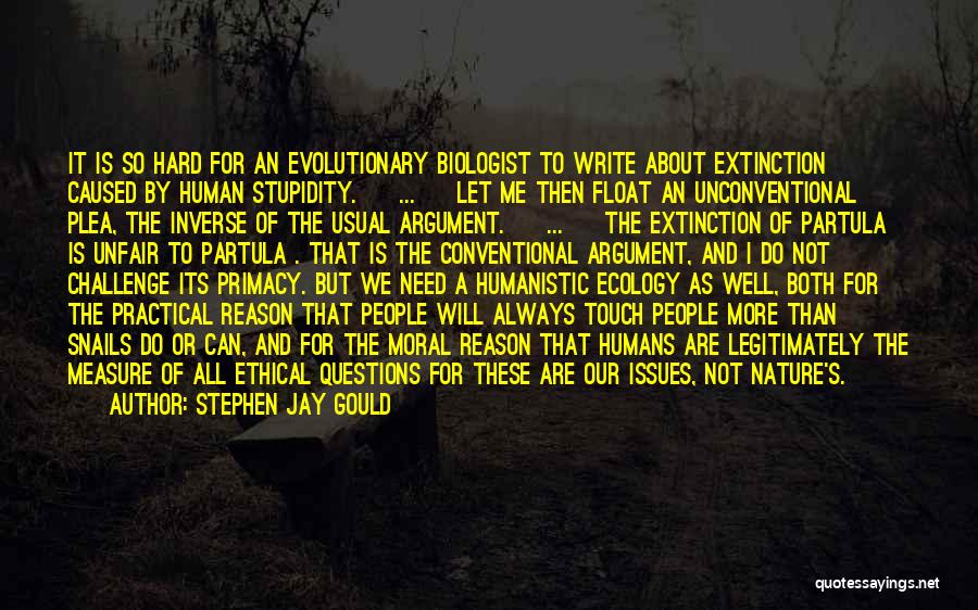 Argument Writing Quotes By Stephen Jay Gould