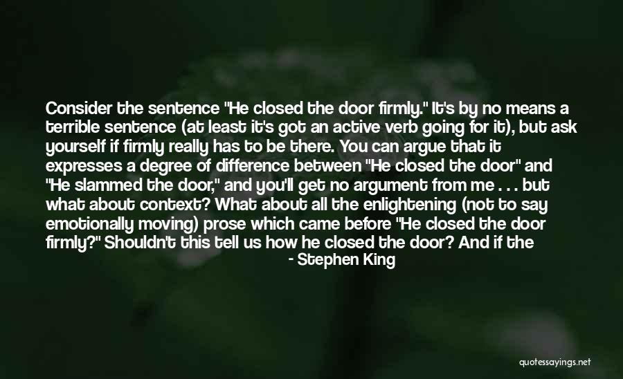 Argument Writing Quotes By Stephen King Argument Writing Quotes By Stephen King