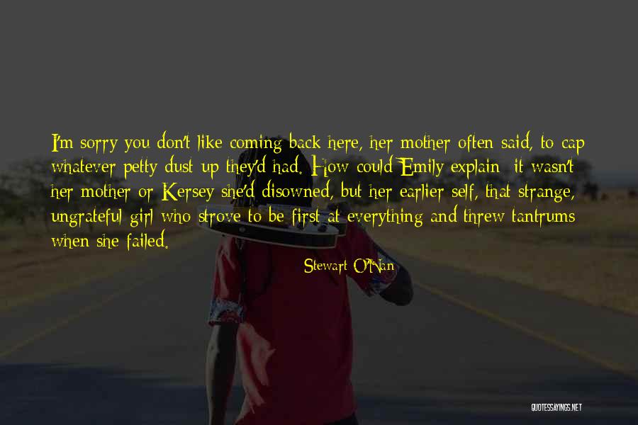 Arguments In Relationships Quotes By Stewart O'Nan Arguments In Relationships Quotes By Stewart O'Nan