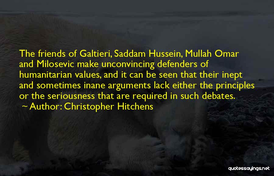 Arguments With Friends Quotes By Christopher Hitchens