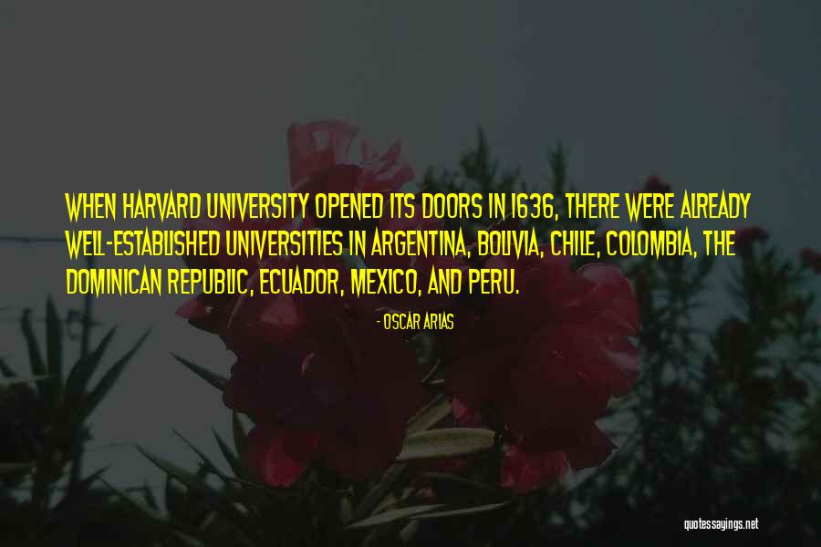 Arias Quotes By Oscar Arias Arias Quotes By Oscar Arias